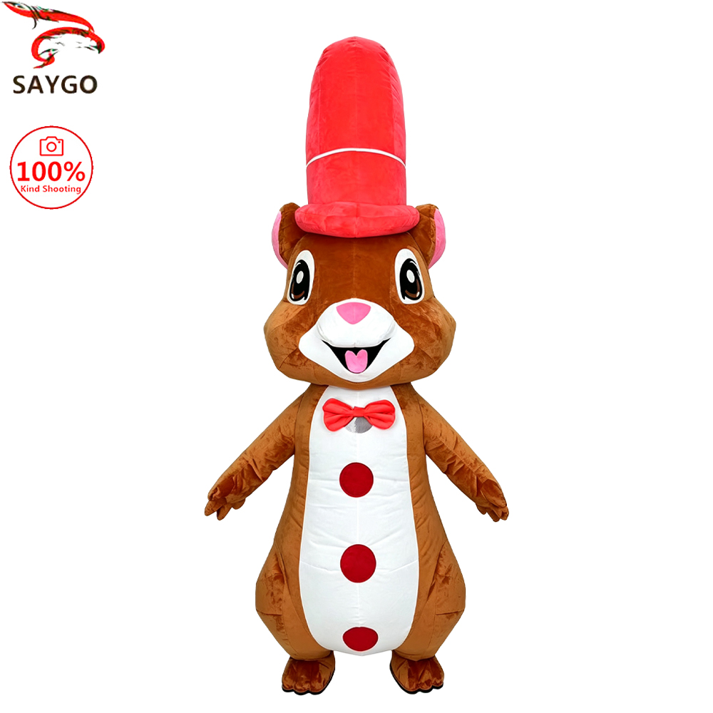 Event & Party Supply Photos - SAYGO 빨간 모자 다람쥐 인형 의상,