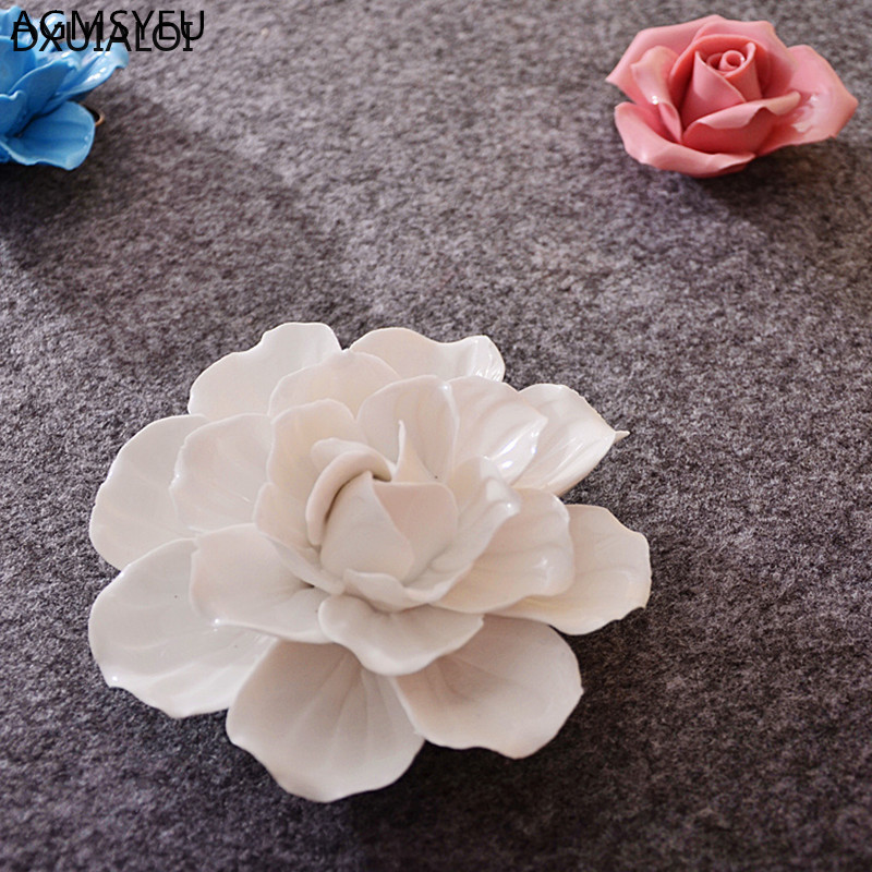 벽에 부착하는 세라믹 꽃 모양 벽 스티커 1개, 카멜리 - Flower Wall Panel 리뷰 및 가격
