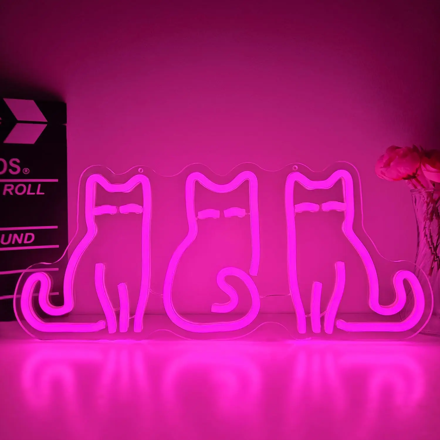 고양이 모양의 네온사인, USB LED 네온 조명, 침 - Neon Sign Party 리뷰 및 가격