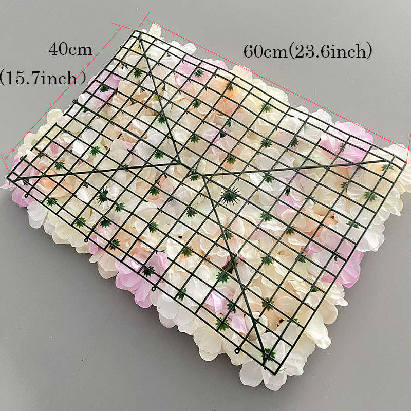 보라색 핑크 인공 꽃 벽 패널, 크리스마스 장식, 생일 - Flower Wall Panel 리뷰 및 가격