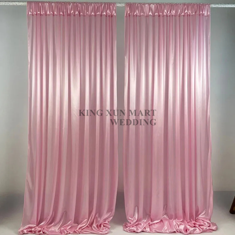 흰색 패널 아이스 실크 웨딩 배경 커튼, 야외 무대 배 - Flower Wall Panel 리뷰 및 가격