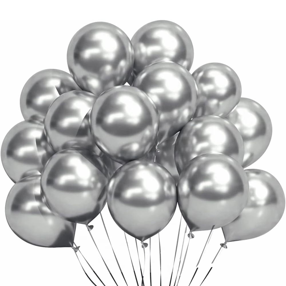 10/20/30pcs 12/10/5inch 금속 실버  - Balloon Pump Hand 리뷰 및 가격