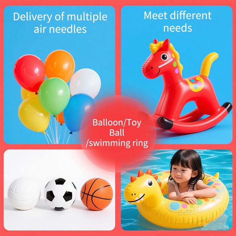 미니 휴대용 수동 공기 펌프 세트(바늘 포함) - 축구 - Balloon Pump Hand 리뷰 및 가격